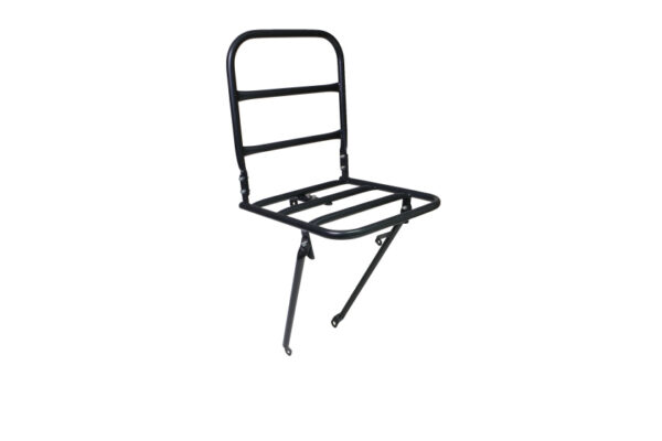 Porteurs avant Porte-bagages avant avec fixation du pivot 30 x 30 cm Noir mat - Steco – Image 3