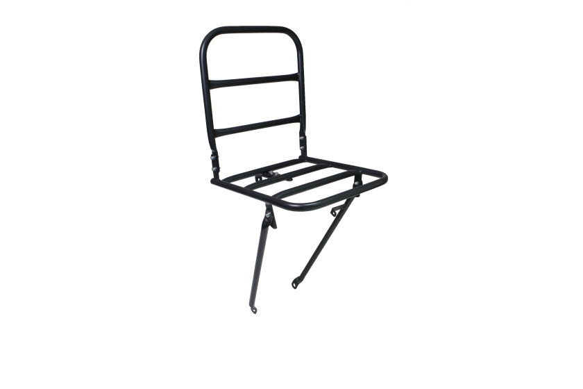 Porteurs avant Porte-bagages avant avec fixation du pivot 30 x 30 cm Noir mat - Steco – Image 3