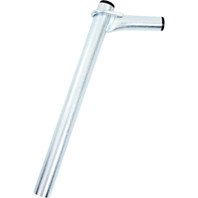 Selles broches Tige de selle Fixe Pin Up 25.4 x 300 mm Acier Argent - Steco