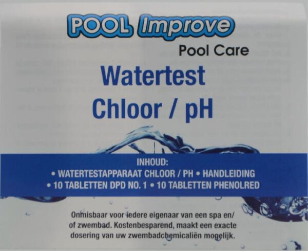 Pool maintenance Kit de test pour kit de démarrage mesurant le chlore et le pH - Summer fun – Image 4