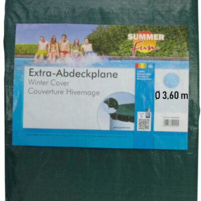 Covering tarpaulins housse d'hiver ronde 360 cm verte - Summer fun