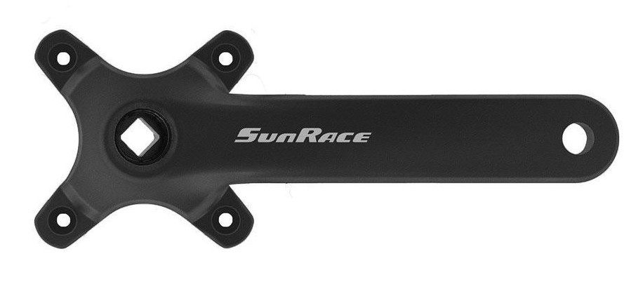 Manivelles pédalier FCM800175 mm 10-12S noir 2 pièces - SunRace – Image 2