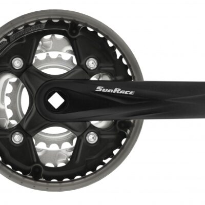 Sets manivelles Pédalier FCM500 24-34-42T 170 mm noir / argent - SunRace