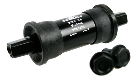 Axes de pédalier Vilebrequin BBS08 127 / 35mm Spie Loos Noir - SunRace