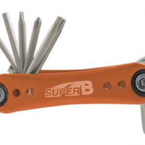 Mini Multi outils multitool TB-FD40 17 fonctions 73 x 45 mm acier inoxydable orange - Super B