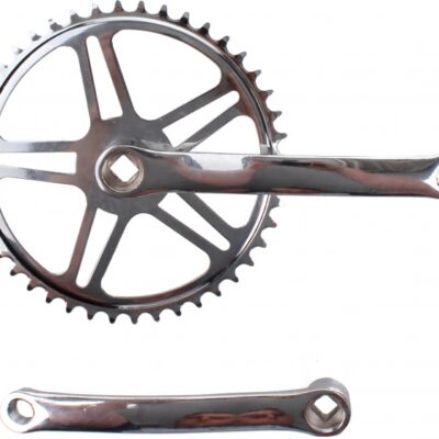 Sets manivelles Pédalier Vinty 44T 170 mm Argent pour Axe Carré - VWP