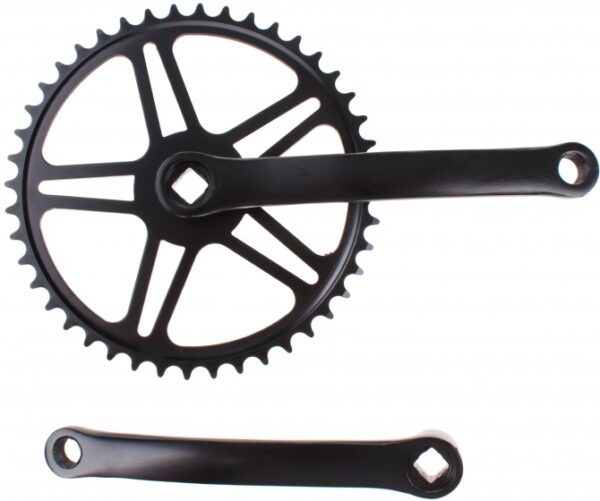 Sets manivelles Pédalier Vinty 44T 170 mm Noir pour Axe Carré - VWP – Image 2