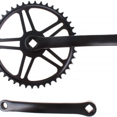 Sets manivelles Pédalier Vinty 44T 170 mm Noir pour Axe Carré - VWP