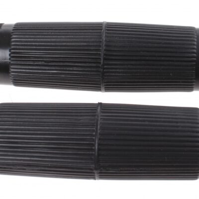 Handlebar grips poignées universelles noires 9,5 cm par paire - Hi-point