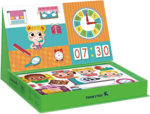 Educational toys Tableau magnétique éducatif en bois "A Wonderful Day" 108 pièces - Tooky Toy