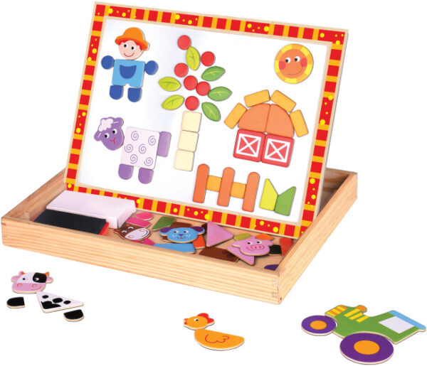 Educational toys Magnet éducatif et tableau noir Ferme 85 pièces - Tooky Toy – Image 2