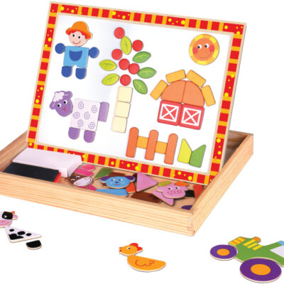 Educational toys Magnet éducatif et tableau noir Ferme 85 pièces - Tooky Toy
