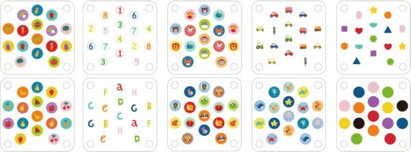 Educational toys Memory Apple Jeu de réflexion éducatif en bois 23 pièces - Tooky Toy – Image 3