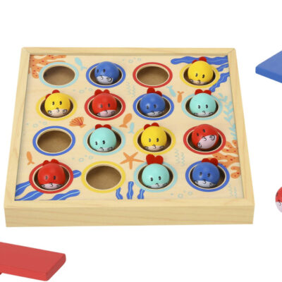 Jeux de société Jeu d'adresse en bois "Flying Fish Diving" 19 pièces - Tooky Toy