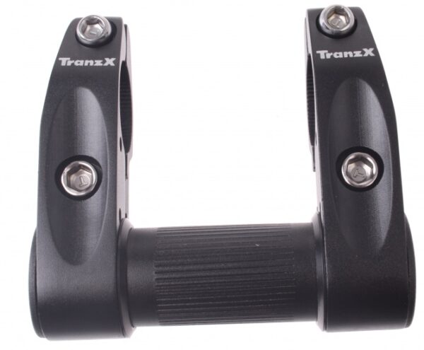 Triathlon & installation Clamp adaptateur double Configuration De LA Transmission en Aluminium Noir - TranzX – Image 2
