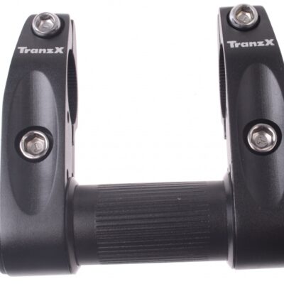 Triathlon & installation Clamp adaptateur double Configuration De LA Transmission en Aluminium Noir - TranzX