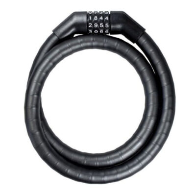 Locks PK Serrure à câble blindé Code 360/100/19mm Noir - Trelock
