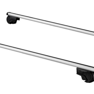 Supports toits kit porte-bagages de toit 124 cm aluminium argent argenté - Twinny Load