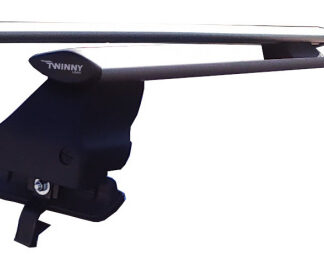 Supports toits ensemble de barres de toit Fly Bar Tesla 3 aluminium noir - Twinny Load