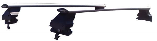 Supports toits ensemble de barres de toit Fly Bar Tesla 3 aluminium noir - Twinny Load