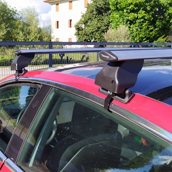 Supports toits ensemble de barres de toit Fly Bar Tesla 3 aluminium noir - Twinny Load – Image 7