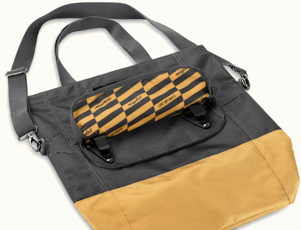 Shopper Vélo shopper Pet recyclé 20 litres Jaune d'or - Urban Proof – Image 3