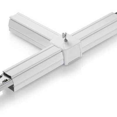 Accessoires d'éclairage ferroviaire connecteur pour barre d'éclairage T-form 8 fils argenté - V-TAC