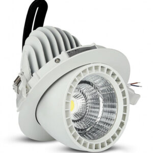 Spots spot encastré VT-2933 led 2650 lumens 16,5 cm aluminium blanc - V-TAC