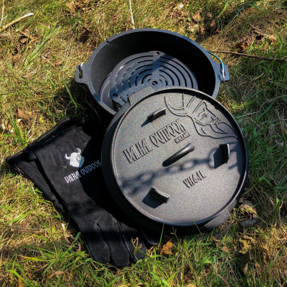 Casseroles Casserole Dutch Oven Fonte sans pieds 6.1 L - Valhal – Image 9