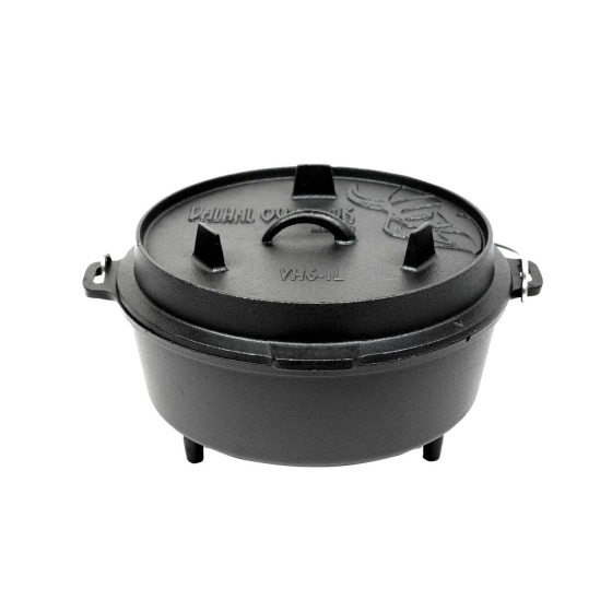 Casseroles Casserole Dutch Oven Fonte sans pieds 8 L - Valhal – Image 6