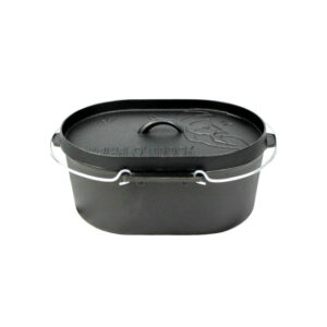 Casseroles Casserole Dutch Oven Fonte avec couvercle Ovale 9 L - Valhal