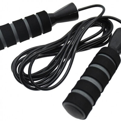 Cordes à sauter corde à sauter réglable PVC/mousse noir - Vector X