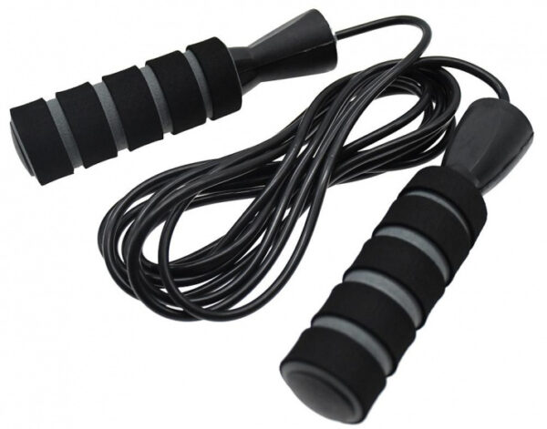 Cordes à sauter corde à sauter réglable PVC/mousse noir - Vector X