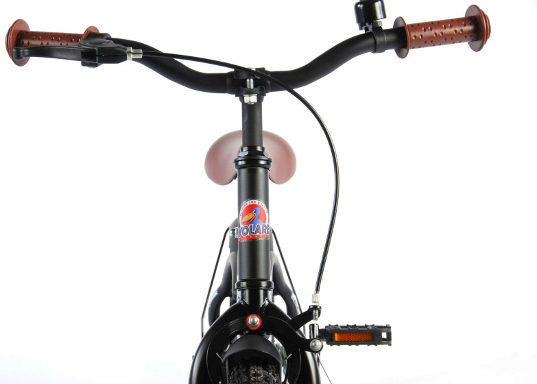 Children bikes Black Cruiser 14 Pouces 25 cm Garçon Frein à rétropédalage Noir mat - Volare – Image 12