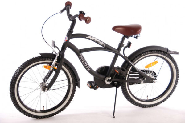 Children bikes Black Cruiser 18 Pouces 27 cm Garçon Frein à rétropédalage Noir mat - Volare – Image 11