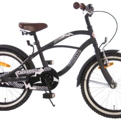 Children bikes Black Cruiser 18 Pouces 27 cm Garçon Frein à rétropédalage Noir mat - Volare