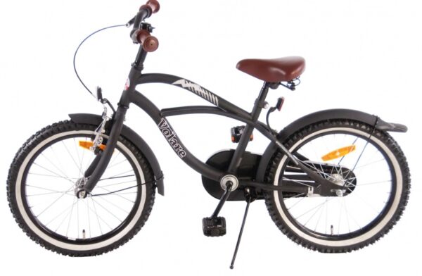Children bikes Black Cruiser 18 Pouces 27 cm Garçon Frein à rétropédalage Noir mat - Volare – Image 10