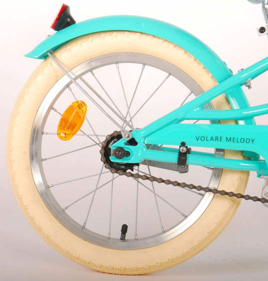 Children bikes Melody 16 Pouces 26 cm Fille Frein à rétropédalage Turquoise - Volare – Image 13