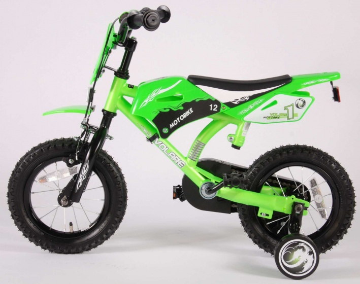 Children bikes Motobike 12 Pouces 21,5 cm Garçon Frein à rétropédalage Vert - Volare – Image 6