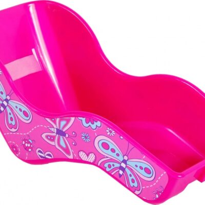 Sièges poupées Siège de poupée 12-14 pouces incl. tapis de fixation Rose - Volare