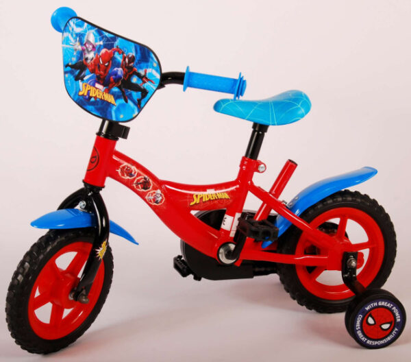 Children bikes Spider-Man 10 Pouces 20 cm Garçon Transition Rouge/Bleu - Marvel – Image 2