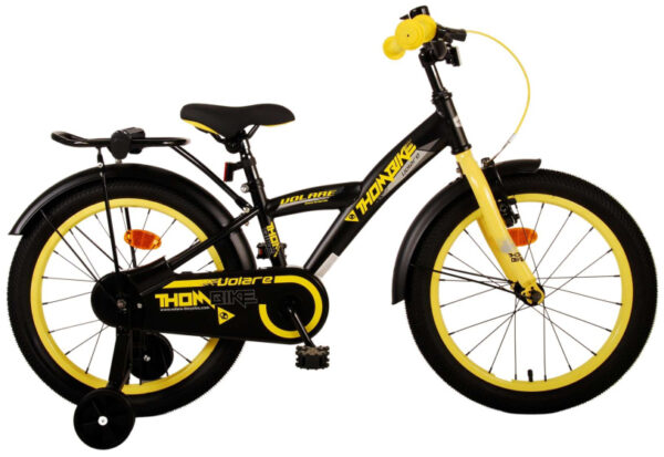 Children bikes Thombike 18 Pouces 24 cm Garçon Frein à rétropédalage Noir/Jaune - Volare – Image 7