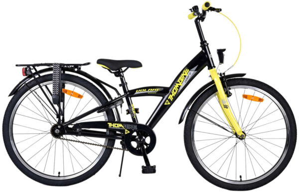 Children bikes Thombike 24 Pouces 23 cm Garçon Frein à rétropédalage Noir/Jaune - Volare – Image 8