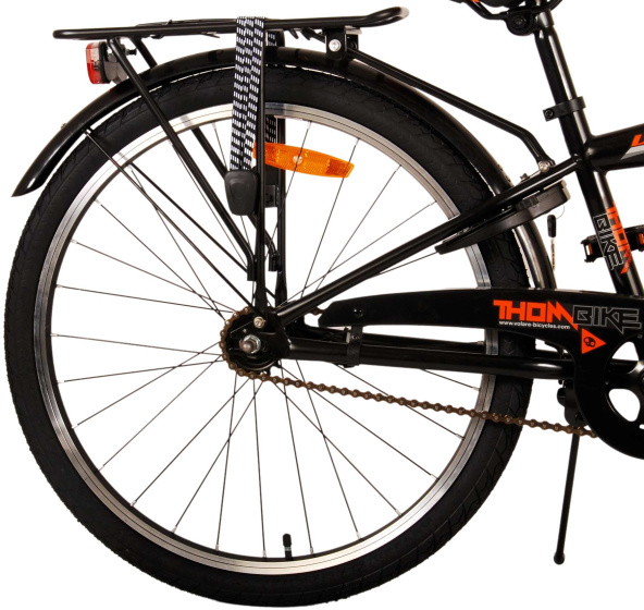 Children bikes Thombike 24 Pouces 23 cm Garçon Frein à rétropédalage Noir/Orange - Volare – Image 6