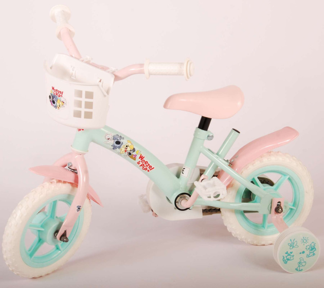 Children bikes Woezel & Pip 10 Pouces 20 cm Fille Transition Menthe/Rose clair - Volare – Image 9