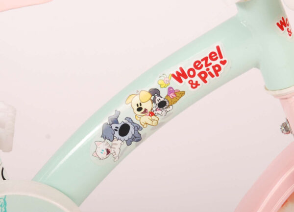 Children bikes Woezel & Pip 10 Pouces 20 cm Fille Transition Menthe/Rose clair - Volare – Image 12