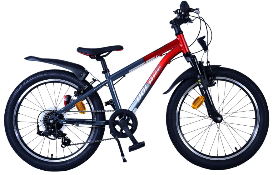 Children bikes XC Race 20 Pouces 26,5 cm Garçon 7SP V-Brake Rouge/Gris - Volare