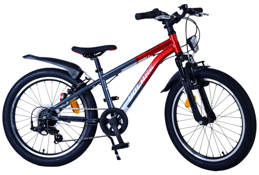 Children bikes XC Race 20 Pouces 26,5 cm Garçon 7SP V-Brake Rouge/Gris - Volare – Image 3