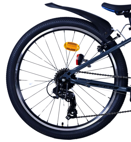Children bikes XC Race 24 Pouces 26,5 cm Garçon 21SP V-Brake Bleu/Gris - Volare – Image 7