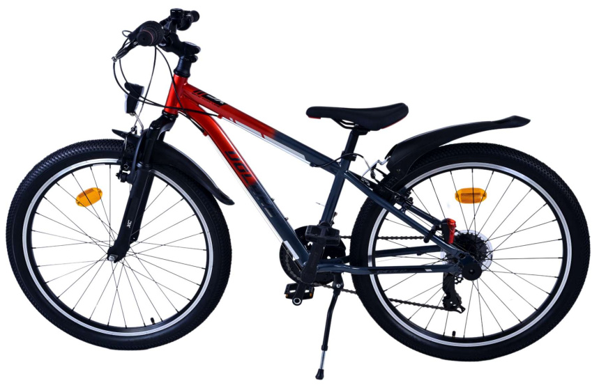 Children bikes XC Race 24 Pouces 26,5 cm Garçon 21SP V-Brake Rouge/Gris - Volare – Image 3